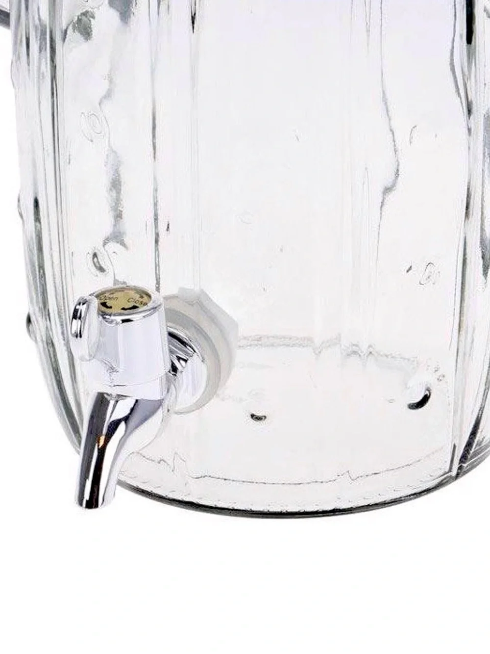 West Elm Glass Beverage Cactus Shaped Drink Dispenser